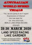 World Speed Trials Australia